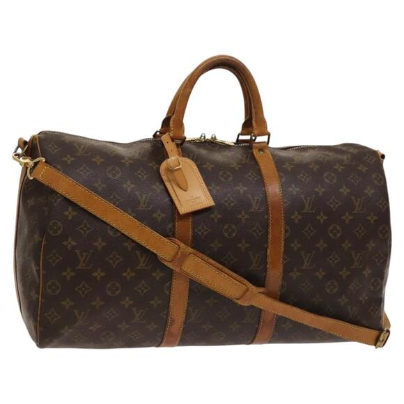 LOUIS VUITTON Monogram Keepall Bandouliere 50 Boston Bag M41416 - Picture 1 of 16